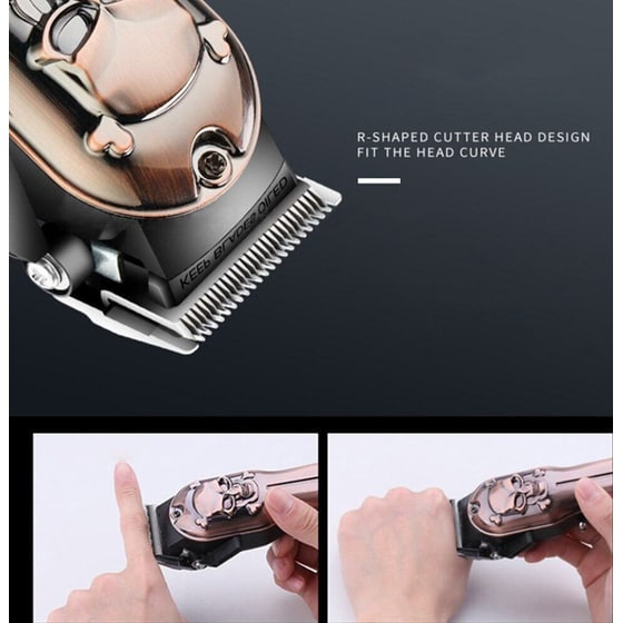 Κουρευτική Μηχανή ΚΕΜΕΙ KM-2618 Χάλκινο image 3