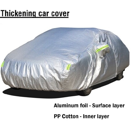 Κουκούλα Αυτοκινήτου Αδιάβροχη Με Εσωτερική Επένδυση - Χlarge - Cawanerl Car Cover image 1