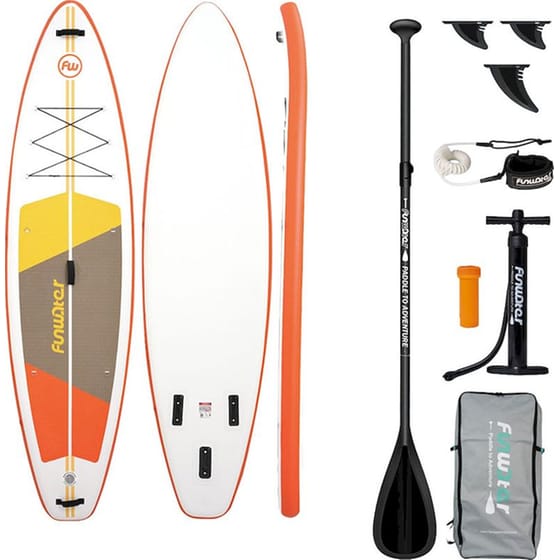 Φουσκωτή Σανίδα SUP FunWater 335x84x15cm - Πορτοκαλί image 0