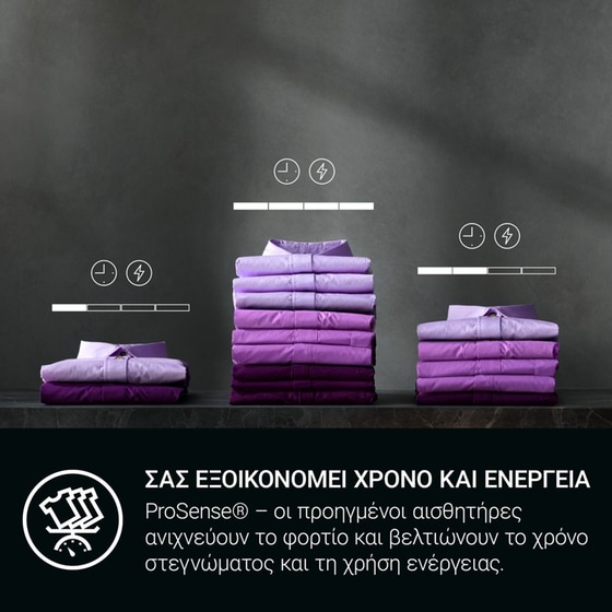 AEG TR819P4G 9 kg με Αντλία Θερμότητας Λευκό Στεγνωτήριο Ρούχων image 7