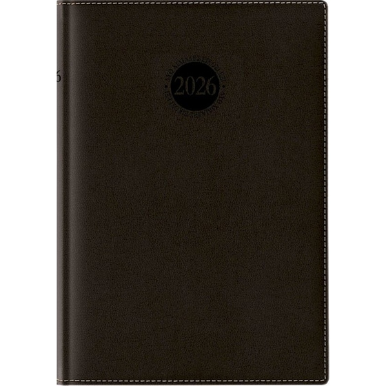 Ημερολόγιο Ημερήσιο 2026 Θεοφύλακτος 12M Amsterdam Elephant Μαύρο image 0