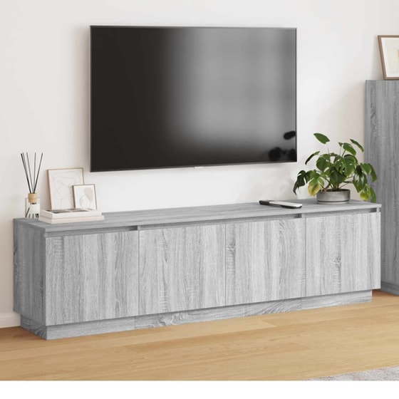 Έπιπλο Τηλεόρασης VidaXL με LED 180 x 38 x 49 cm - Γκρι Sonoma image 1