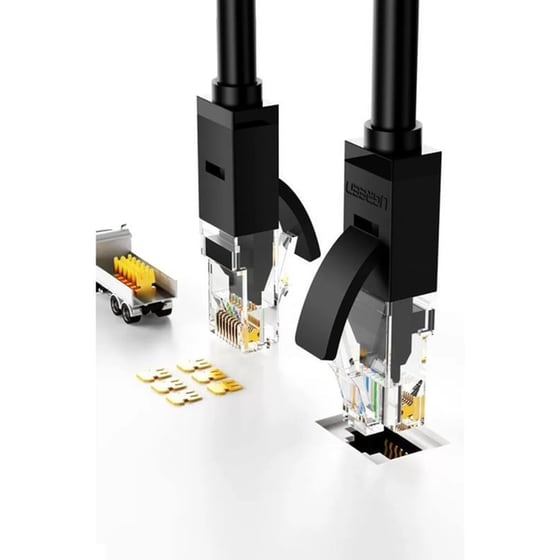 Καλώδιο Ethernet Ugreen Patchcord RJ45 Cat.6 UTP 1000Mbps 5m - Μαύρο image 1