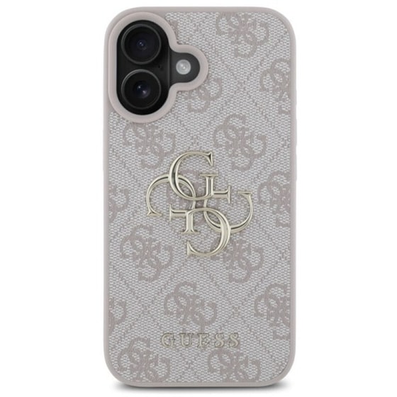 Θήκη Apple iphone 16 - Guess 4g Pu Big Logo - Ροζ image 1
