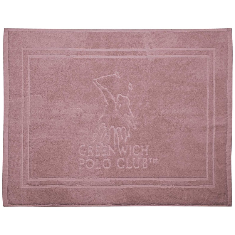 Πατάκι Μπάνιου Greenwich Polo Club 3042 Ορθογώνιο Βαμβακερό 50x70 cm - Ροζ