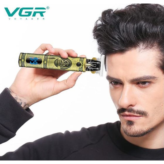 Κουρευτική Μηχανή HAIR VGR V-228 PROFESSIONAL Χρυσό image 6