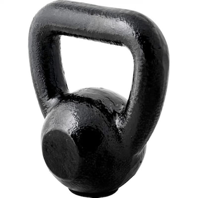 AMILA Kettlebell Amila από Σίδηρο 8 kg Εμαγιέ Μαύρο