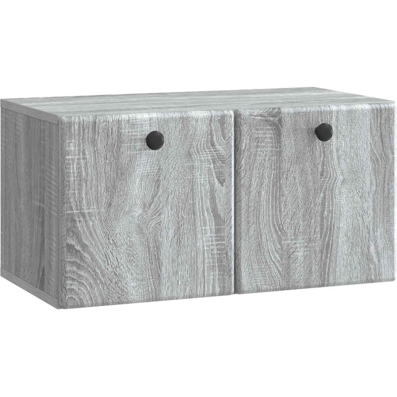 Επιτοίχιο Έπιπλο Τηλεόρασης VidaXL 59.5x31x30 cm - Καφέ Δρυς