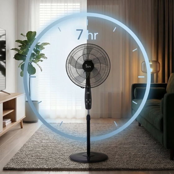 IZZY IZ-9048 Ανεμιστήρας Ορθοστάτης 70 W 46 cm image 3