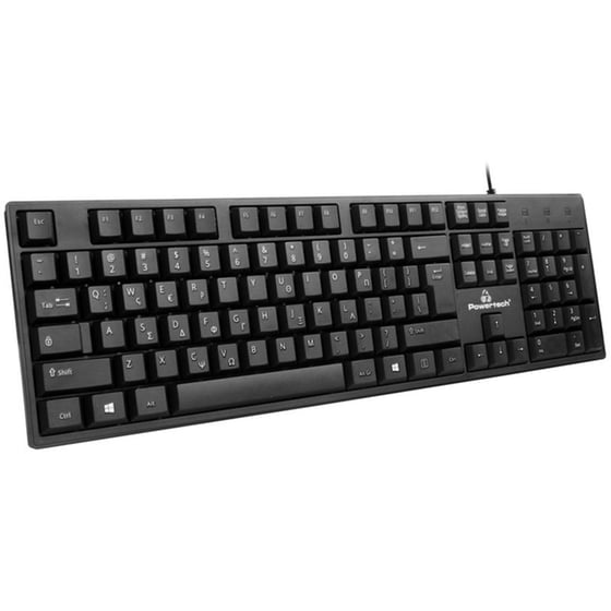 Powertech Pt-1074 Ενσύρματο Gaming Πληκτρολόγιο Μαύρο (GR) image 2