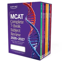 MCAT Complete 7-Book Subject Review 2026-2027, Set Includes Books, Online Prep, 3 Practice Tests