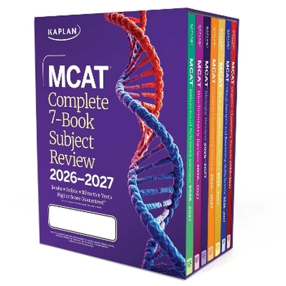 MCAT Complete 7-Book Subject Review 2026-2027, Set Includes Books, Online Prep, 3 Practice Tests image 0