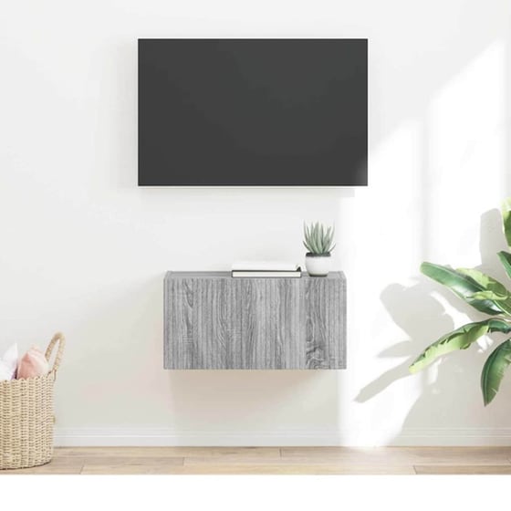 Έπιπλο Τηλεόρασης VidaXL Επιτοίχιο 60 x 31 x 29,5 cm - Γκρι Sonoma image 1