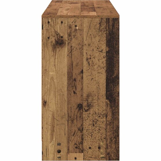 Γραφείο VidaXL από Επεξεργασμένο Ξύλο 100x40x75 cm - Παλιό Ξύλο image 4