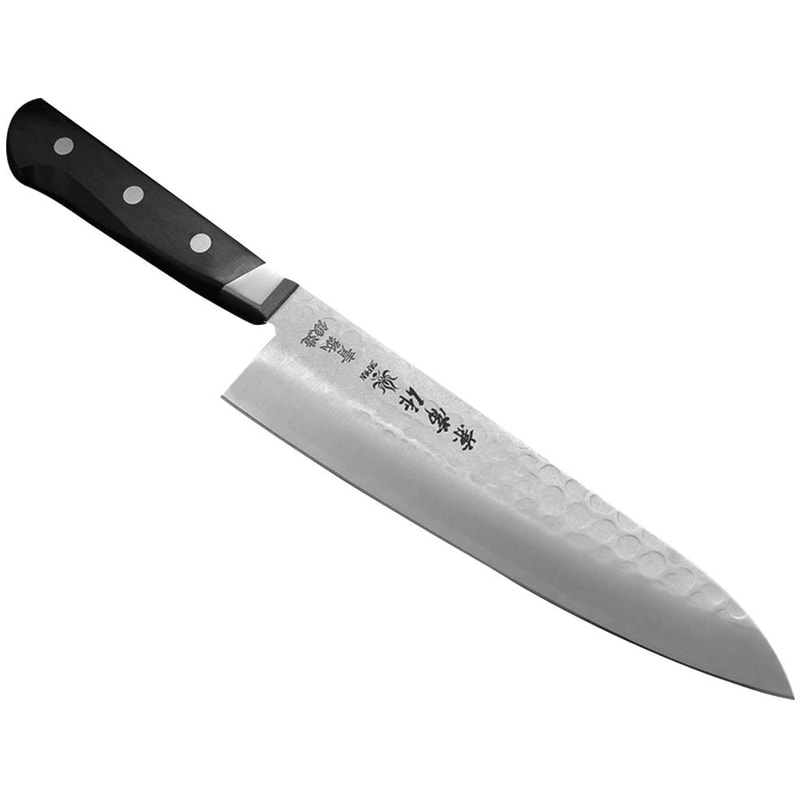 KANETSUNE Μαχαίρι Kanetsune Kc-922 Tsuchime Gyuto Ανοξείδωτο 20 cm - Μαύρο