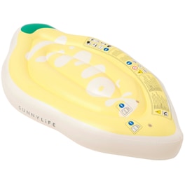 Στρώμα Θαλάσσης SunnyLife Luxe Lie-On Float Λεμόνι - Κίτρινο