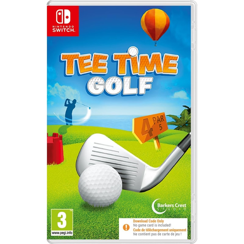 BURKERS CREST Tee Time Golf (Code in a Box) - Nintendo Switch