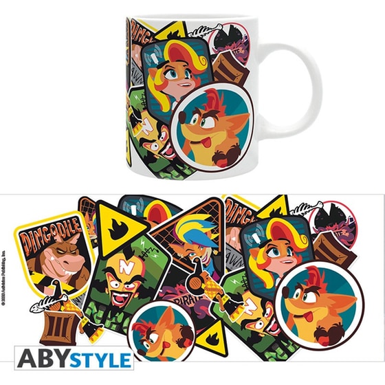 Κούπα ABYstyle Crash Bandicoot Κεραμική 320 ml - Πολύχρωμο image 2
