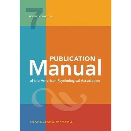 Publication Manual of the American Psychological Association image 0