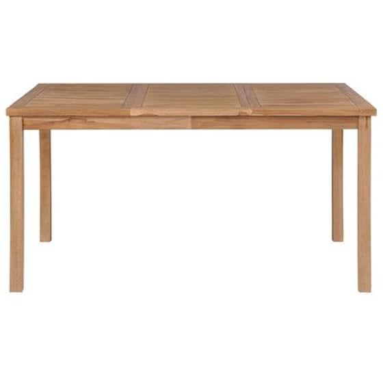 Vidaxl Τραπέζι Κήπου 150 X 90 X 77 Εκ. Από Μασίφ Ξύλο Teak image 3