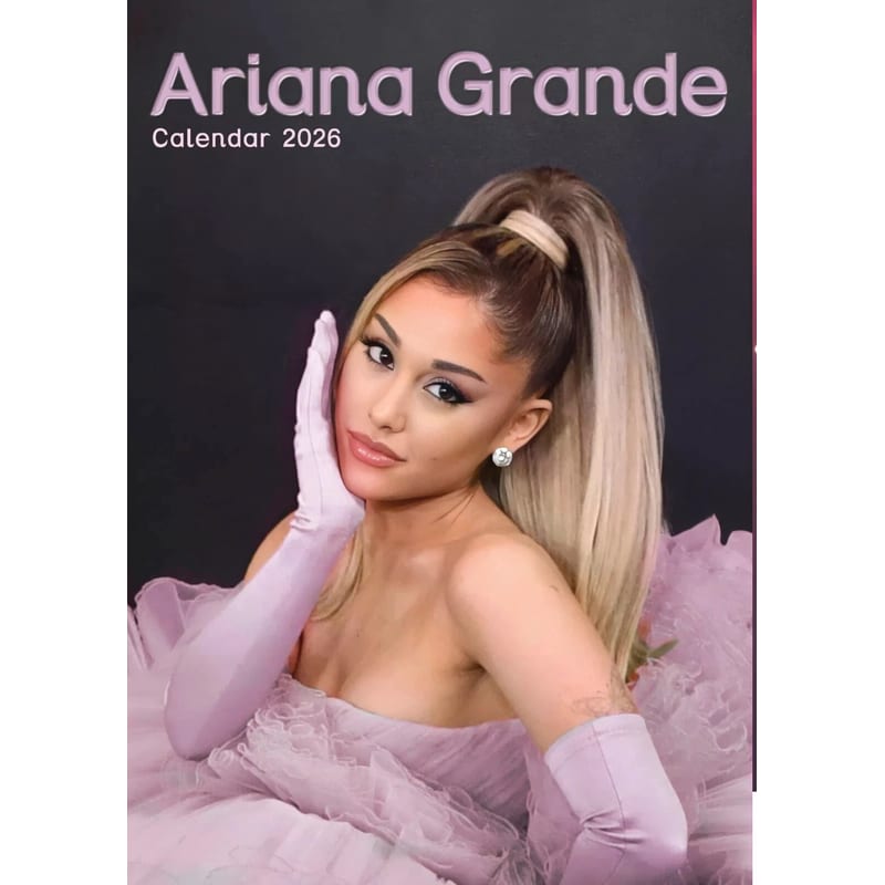 Ariana Grande 2026 Calendar A3