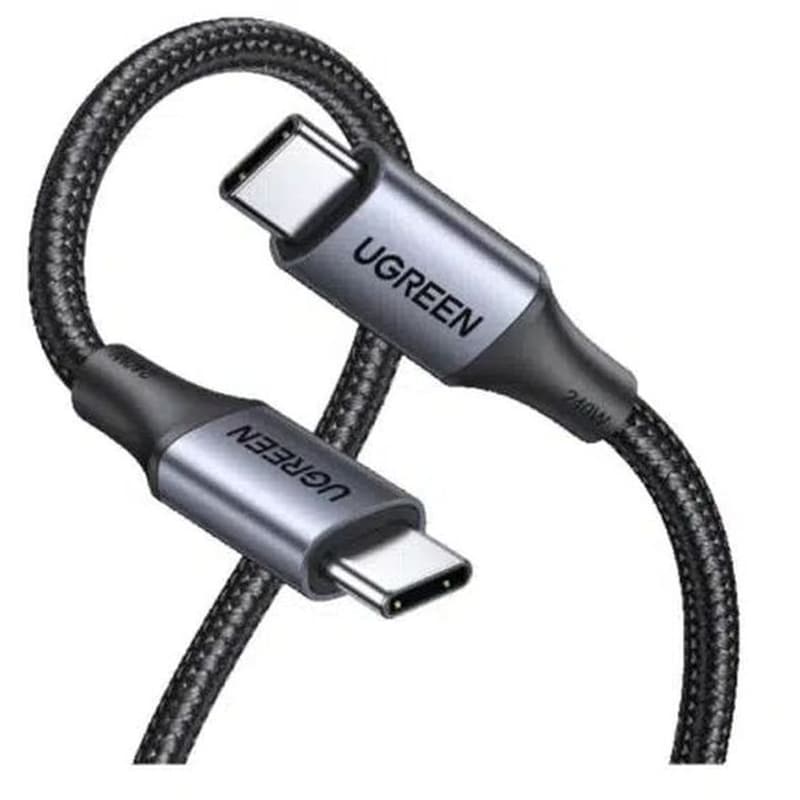 UGREEN Καλώδιο Φόρτισης και Δεδομένων Ugreen 240W USB-C σε USB-C PD Fast Charging 1m - Space Grey