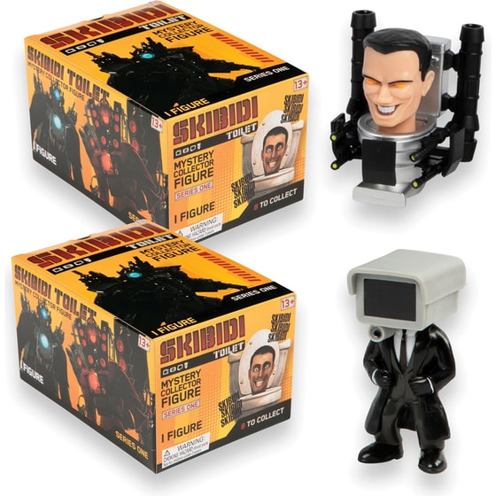 Skibidi Toilet Συλλεκτική Φιγούρα 11cm 1 Τμχ - Τυχαία Επιλογή Σχεδίου image 1
