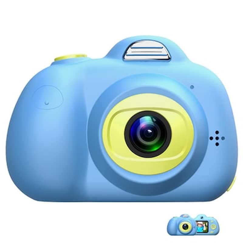 Παιδική Φωτογραφική Μηχανή 8mp Με Διπλό Φακό – Oem Μπλε
