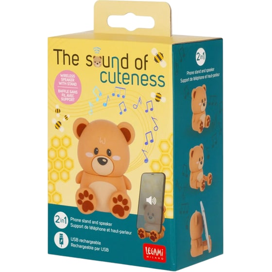 Φορητό Ηχείο Legami με Stand Teddy Bear image 2