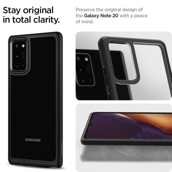 Θήκη Samsung Galaxy Note 20 - Spigen Ultra Hybrid - Matte Black image 3