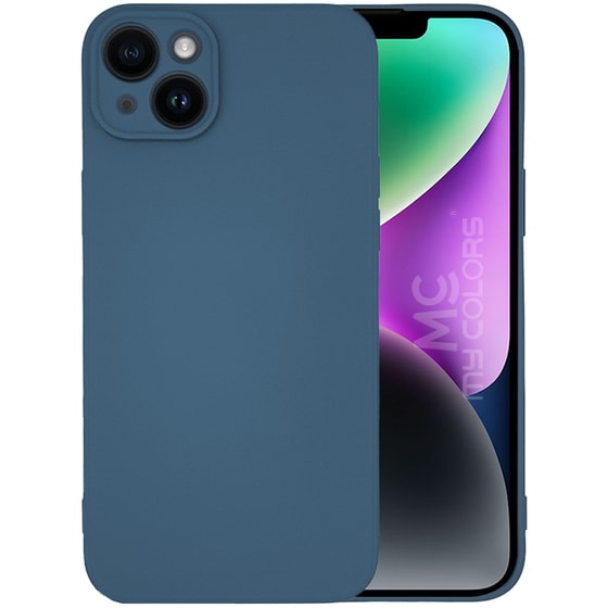 Θήκη Σιλικόνης Apple iPhone 14 - My Colors - Μπλε Σκούρο image 0