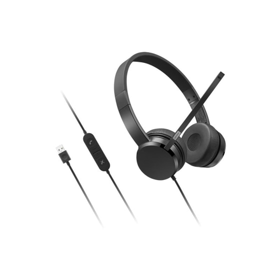 Ακουστικά Headset Lenovo L26257 με Μικρόφωνο - Μαύρο image 4