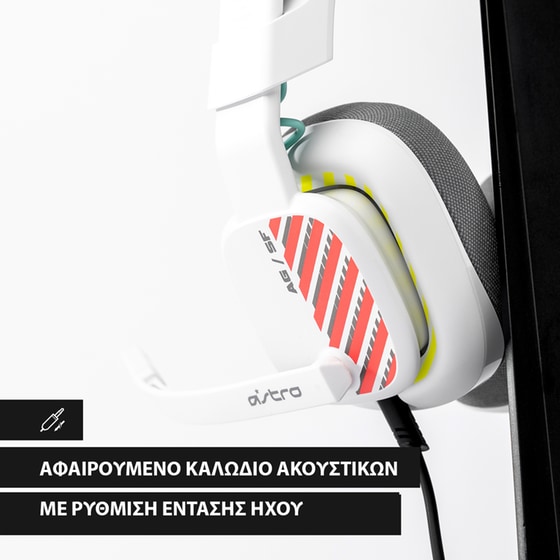 Astro A10 Gen 2 PS5 Gaming Ενσύρματα Ακουστικά 3.5mm Λευκά image 3