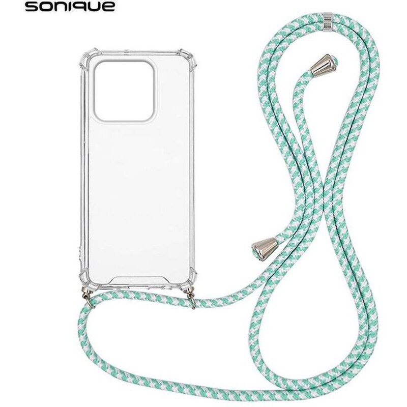 Θήκη Xiaomi Xiaomi 11T Pro - Sonique Armor Clear Με Κορδόνι - Κίτρινο