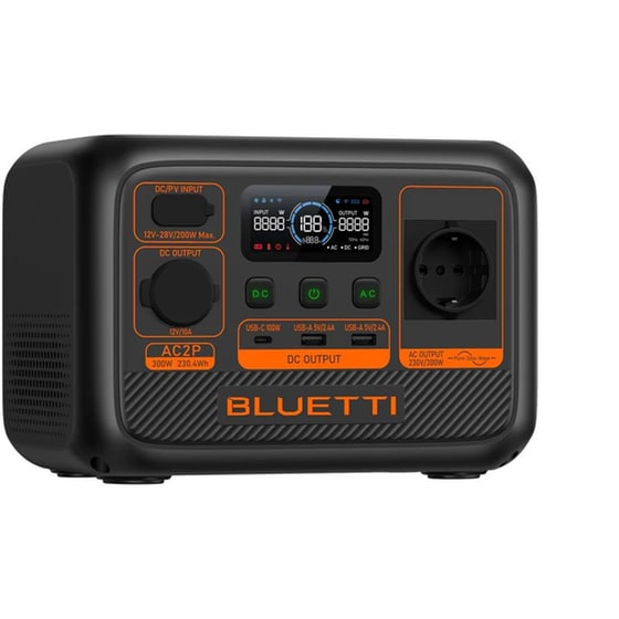 Bluetti Power Station AC2P 230.4Wh - Μαύρο image 2