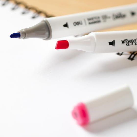 Μαρκαδόροι&nbsp;Σχεδίου&nbsp;Deli&nbsp;Διπλή&nbsp;Μύτη&nbsp;Colorun&nbsp;(36 Τεμάχια) image 5