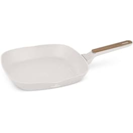 Αντικολλητική Γκριλιέρα BERLINGER HAUS Taupe Collection BH-8316 28 cm Λευκό