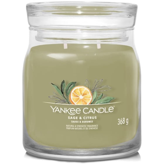 Κερί Yankee Candle Signature Medium Jar Sage & Citrus image 0