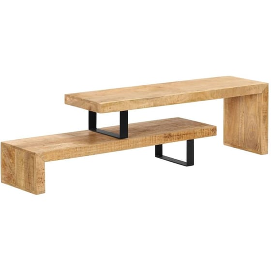Έπιπλο Τηλεόρασης VidaXL από Ξύλο 120x30x40cm - Μαύρο/Καφέ image 15