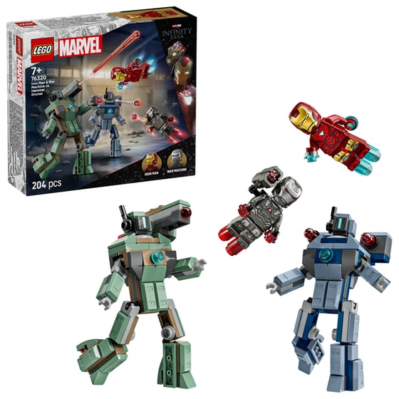 LEGO® Marvel Iron Man & War Machine vs. Hammer Drones (76320) image 1