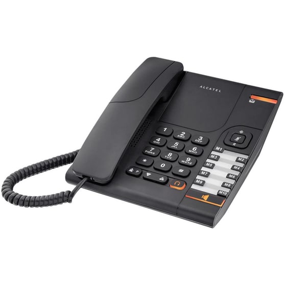 Ενσύρματο Τηλέφωνο Alcatel T380 - Μαύρο image 0