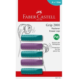 Σετ Γόμες Καπάκι Faber Castell Grip 2001 Rollon (5 Τεμάχια)