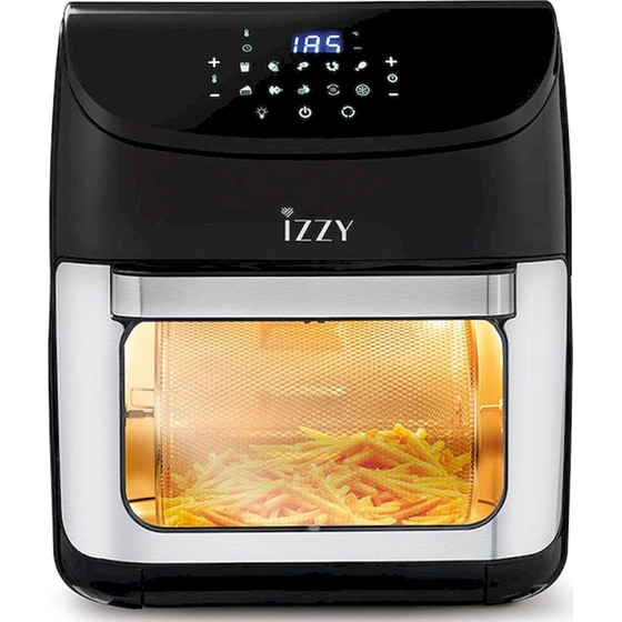 IZZY IZ-8245 με Πόρτα 1800 W 12 L Μαύρο Φριτέζα Αέρος - Φουρνάκι image 0