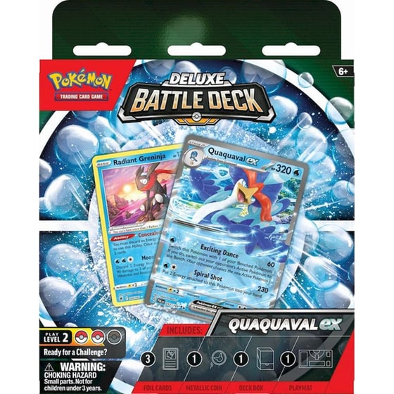 Pokémon TCG: Quaquaval ex Deluxe Battle Deck (Pokemon USA) image 1