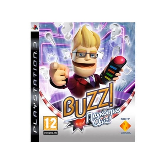 PS3 Used Game: Buzz! Παγκόσμιο Quiz image 0