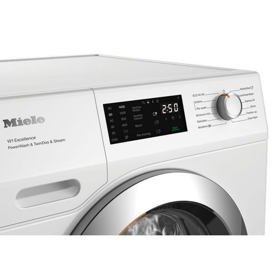 MIELE WEG895 WCSTwinDos® 9kg 1.400 Στροφές Λευκό με Wi-Fi  Πλυντήριο Ρούχων image 3