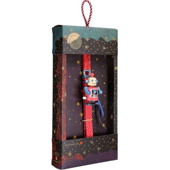 Λαμπάδα&nbsp;Synchronia&nbsp;Ρομπότ&nbsp;Ξύλινο&nbsp;Κουρδιστό&nbsp;Κόκκινο image 2