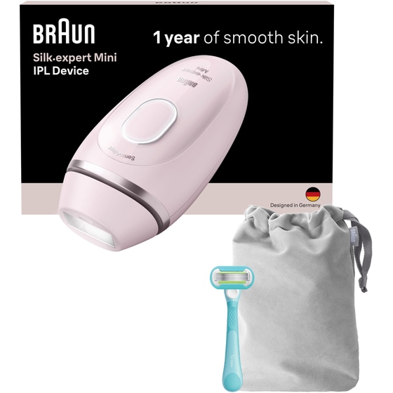 Αποτριχωτική Μηχανή BRAUN PL1111 Mini Series IPL Ροζ image 1