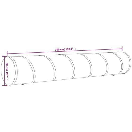 Vidaxl Τούνελ Σκύλου Μπλε 50 x 300 Εκ image 6