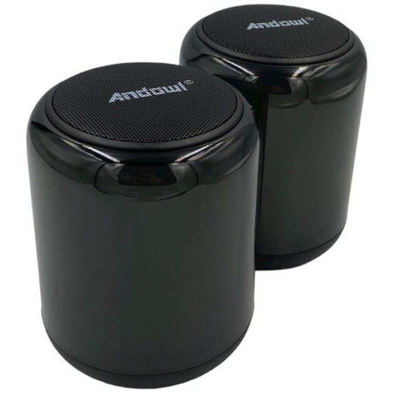ANDOWL Ηχεία 2.0 Andowl Q-yx222 3W με RGB Φωτισμό - Μαύρο
